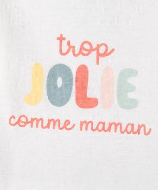 Body à manches longues avec motifs girly bébé fille (lot de 3) vue2 - GEMO 4G BEBE - GEMO