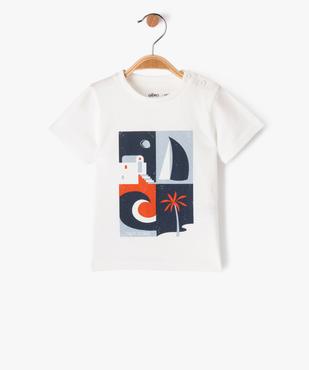 Tee-shirt manches courtes imprimé bébé garçon vue1 - GEMO(BEBE DEBT) - GEMO