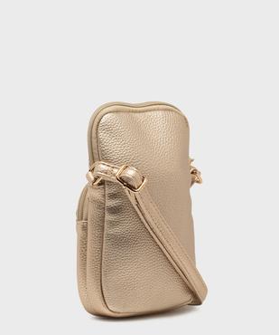 Pochette en matière métallisées et textile femme vue2 - GEMO (ACCESS) - GEMO