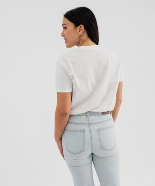 Tee-shirt manches courtes avec motif désert femme vue3 - GEMO 4G FEMME - GEMO