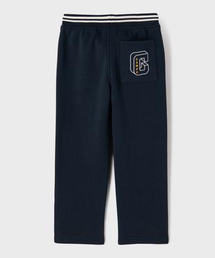 Pantalon de jogging avec liserés contrastants garçon - Camps United vue3 - CAMPS - GEMO