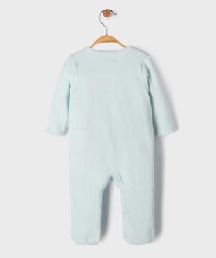 Pyjama ouverture devant avec motif baleine bébé vue3 - GEMO 4G BEBE - GEMO