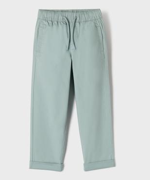 Pantalon chino avec taille ajustable garçon vue1 - GEMO (ENFANT) - GEMO
