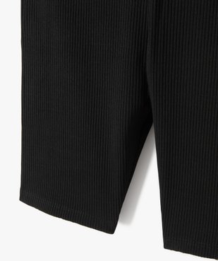 Short fille cycliste en maille côtelée vue3 - GEMO 4G FILLE - GEMO