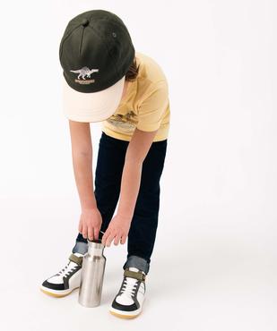 Casquette garçon tricolore avec motif dinosaure vue3 - GEMO (ENFANT) - GEMO