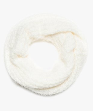 Snood femme grande longueur en maille duveteuse vue1 - GEMO (ACCESS) - GEMO