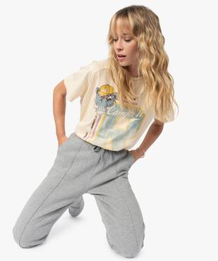 Tee-shirt femme avec large motif – Camps United vue5 - CAMPS UNITED - GEMO