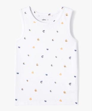 Débardeur garçon à motifs bicolores vue2 - GEMO (ENFANT) - GEMO