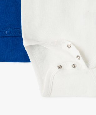 Body bébé garçon à manches courtes thème marin (lot de 3) vue2 - GEMO 4G BEBE - GEMO