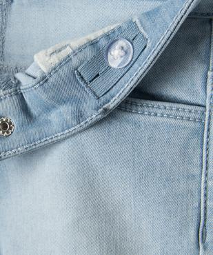 Short bébé fille en jean délavé vue2 - GEMO 4G BEBE - GEMO