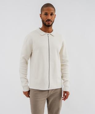 Blouson col chemise zippé homme vue1 - GEMO (HOMME) - GEMO
