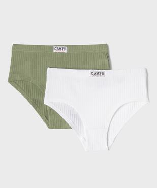 Shorty en coton stretch fille (lot de 2) - Camps United vue1 - CAMPS GEMO FOR GOOD - GEMO