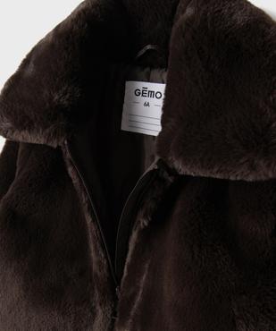 Veste fourrure imitation fille vue3 - GEMO (ENFANT) - GEMO
