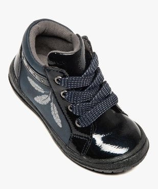 Bottines bébé fille, vernis à touches argentées vue5 - GEMO(BEBE DEBT) - GEMO