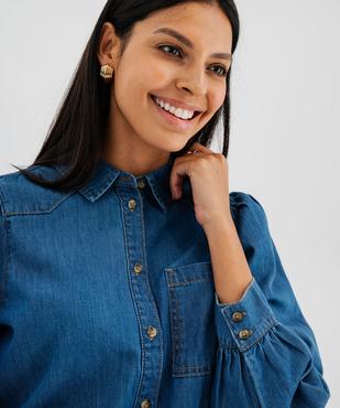 Chemise en jean femme - LuluCastagnette vue2 - LULU CASTAGNETTE GEMO FOR GOOD - GEMO