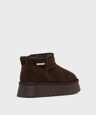 Boots fourrées plateforme femme - LuluCastagnette vue4 - LULUCASTAGNETTE - GEMO