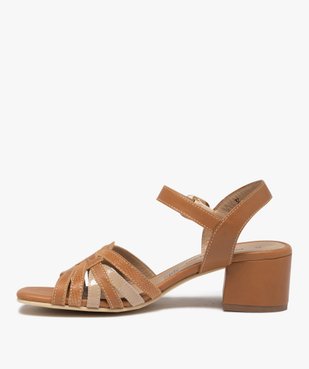 Sandales femme dessus fines brides en cuir – Pierre Cardin vue3 - PIERRE CARDIN D - GEMO