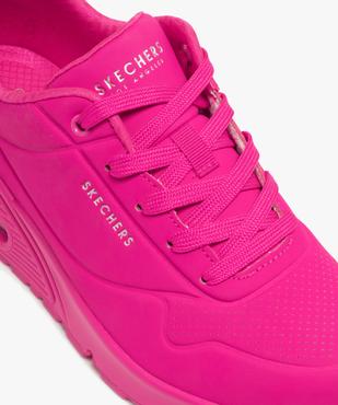 Baskets femme unies avec semelle à bulle d'air translucide - Skechers vue6 - SKECHERS - GEMO