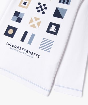 Tee-shirt manches longues imprimé garçon - LuluCastagnette vue2 - LULUCASTAGNETTE - GEMO