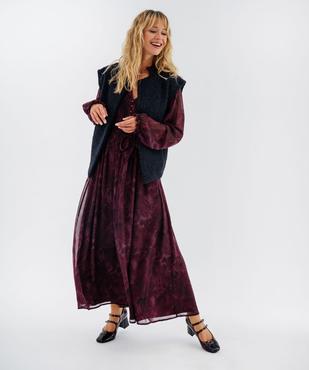 Gilet sans manches coupe oversize femme vue4 - GEMO(FEMME PAP) - GEMO