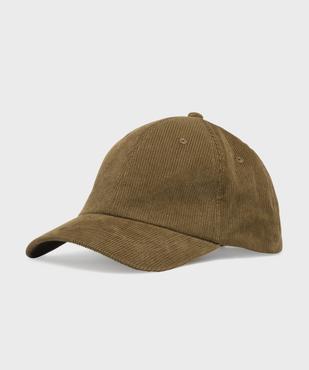 Casquette en velours côtelé homme vue1 - GEMO (ACCESS) - GEMO