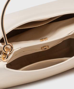 Sac à main graphique à anse métallique femme vue3 - GEMO (ACCESS) - GEMO