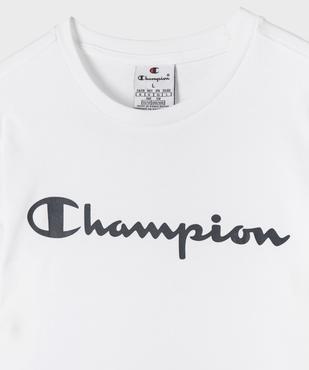 Tee-shirt manches courtes avec logo poitrine garçon - Champion USA vue2 - CHAMPION USA - GEMO