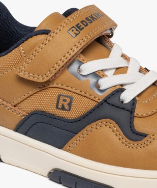 Baskets garçon low-cut à scratch et lacets élastiques - Redskins vue6 - REDSKINS - GEMO