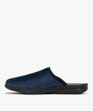 Chaussons homme mules confort en velours intérieur motif à carreaux vue3 - G'FLEX GEMO FOR GOOD - GEMO