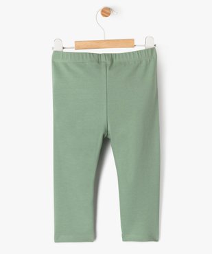 Legging uni en maille résistante bébé fille vue5 - GEMO(BEBE DEBT) - GEMO