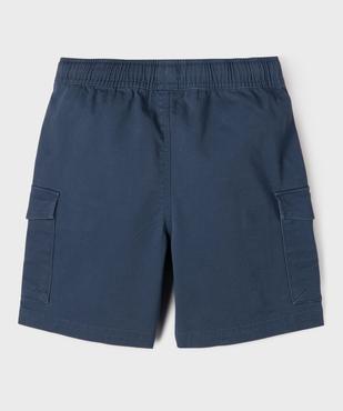 Bermuda cargo taille ajustable garçon vue3 - GEMO (ENFANT) - GEMO