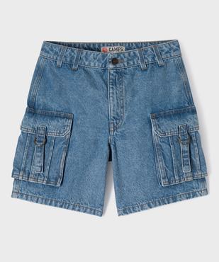 Short en jean coupe cargo fille - Camps United vue1 - CAMPS GEMO FOR GOOD - GEMO