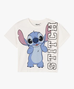 Tee-shirt manches courtes large imprimé fille - Stitch vue1 - LILO & STITCH - GEMO