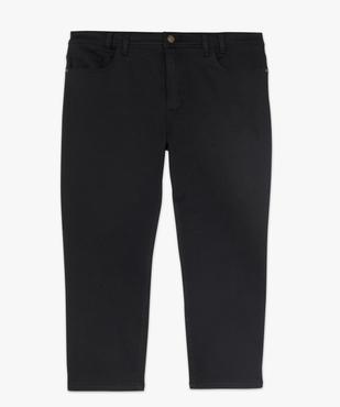 Pantacourt femme grande taille en toile extensible coupe ajustée vue4 - GEMO (G TAILLE) - GEMO
