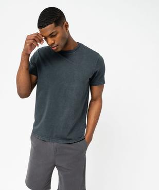 Tee-shirt à manches courtes uni homme vue1 - GEMO (HOMME) - GEMO