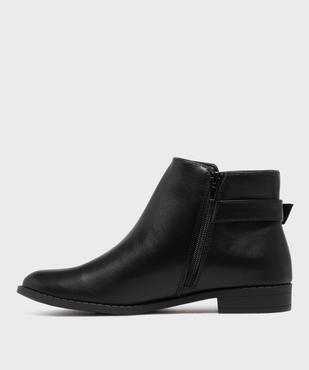 Boots zippées à talon plat femme - Valentina Baldano vue3 - VALENTINA BALDA - GEMO