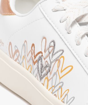 Baskets basses à lacets et détails brillants femme  - Skechers vue6 - SKECHERS - GEMO