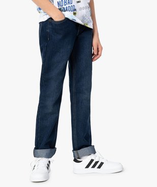 Jean garçon coupe regular taille ajustable vue1 - GEMO 4G GARCON - GEMO