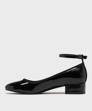 Ballerines à talon et bride cheville femme vue3 - FOLLOW ME - GEMO