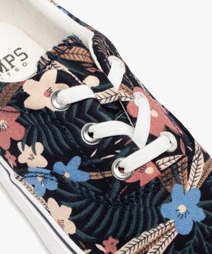 Tennis en toile fleurie fille - Camps United vue6 - LOVELY WINGS - GEMO