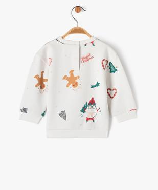 Sweat molletonné spécial Noël bébé fille vue3 - GEMO(BEBE DEBT) - GEMO