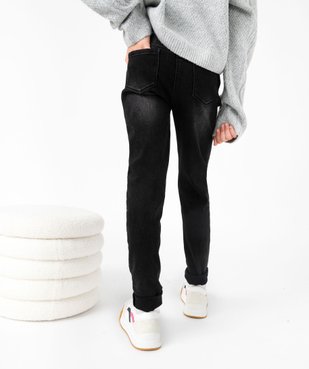 Jean fille coupe Slim ultra stretch vue5 - GEMO 4G FILLE - GEMO