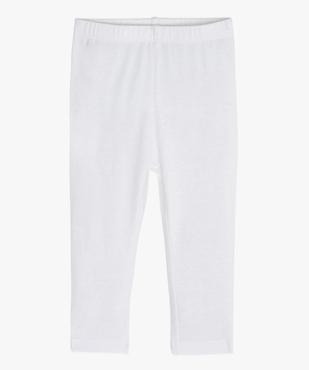 Legging long en coton stretch bébé fille vue1 - GEMO 4G BEBE - GEMO