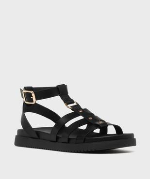 Sandales à brides avec détails métalliques femme - 5 Miles vue2 - 5 MILES - GEMO