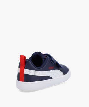 Baskets garçon bicolores à scratch – Puma Courtflex vue4 - PUMA - GEMO
