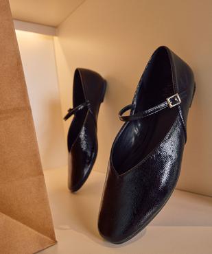 Ballerines vernies avec bride sur le dessus femme - Follow Me vue6 - FOLLOW ME - GEMO