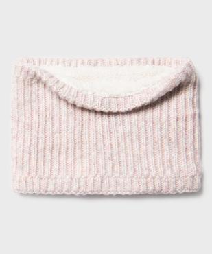 Echarpe tour de cou en maille doublé sherpa fille vue1 - GEMO (ENFANT) - GEMO