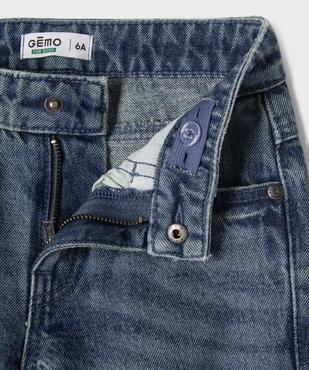 Jean Regular avec taille ajustable garçon vue2 - GEMO 4G GARCON - GEMO