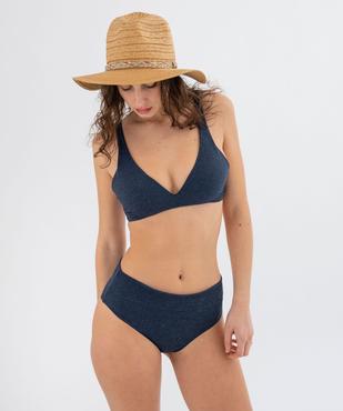 Haut de maillot de bain forme push-up femme vue3 - GEMO (PLAGE) - GEMO