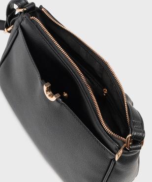 Sac porté croisé zippé femme vue3 - GEMO (ACCESS) - GEMO